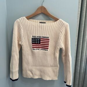 Vintage Polo Ralph Lauren Flag Sweater